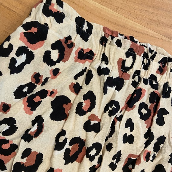 A line animal print skirt - Picture 2 of 4